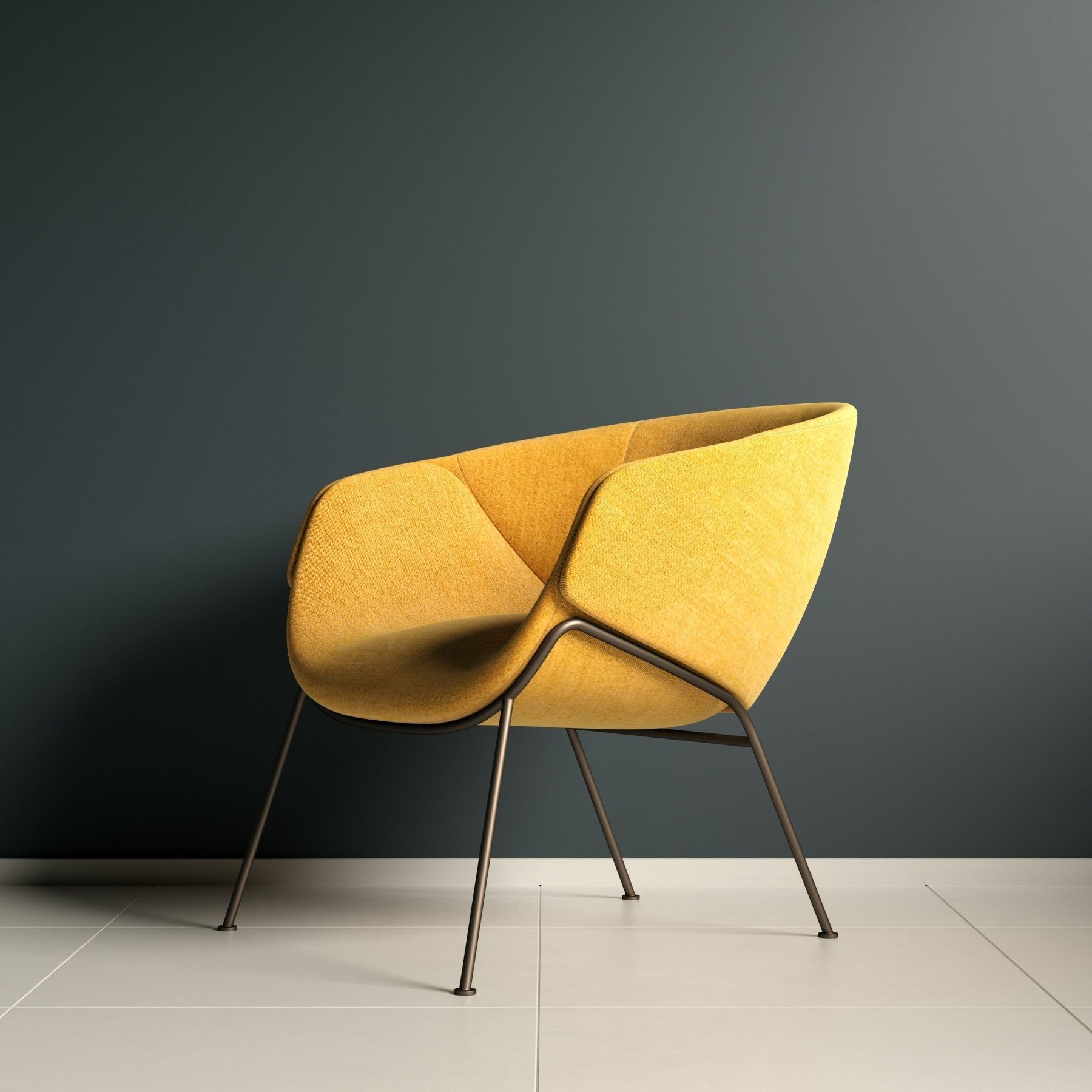 SP01 Anita Armchair Rod Base 3D model_2