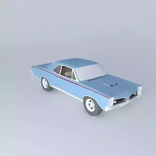 1967 Pontiac GTO Coupe Free 3D model