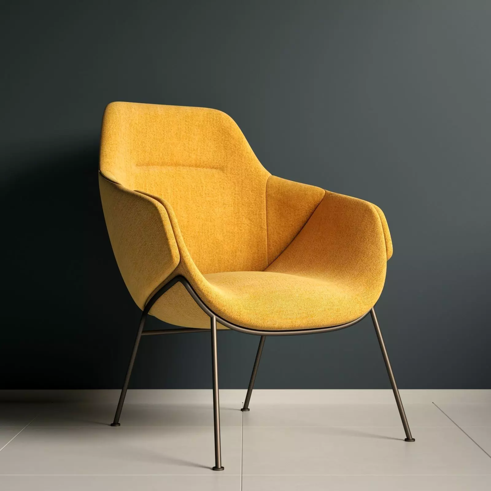 SP01 ANITA ARMCHAIR HIGH BACK 3D model_0