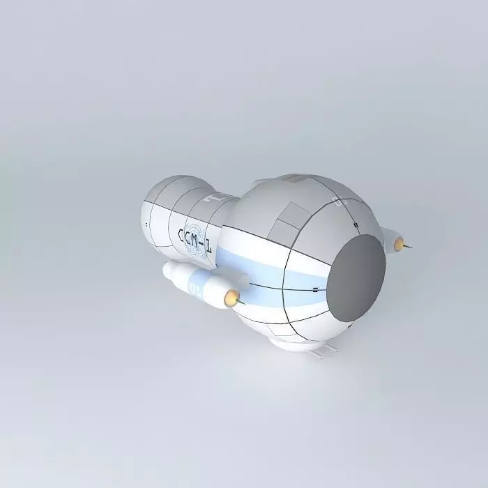 U.E.S. Krechet (Krechet Class) Free 3D model