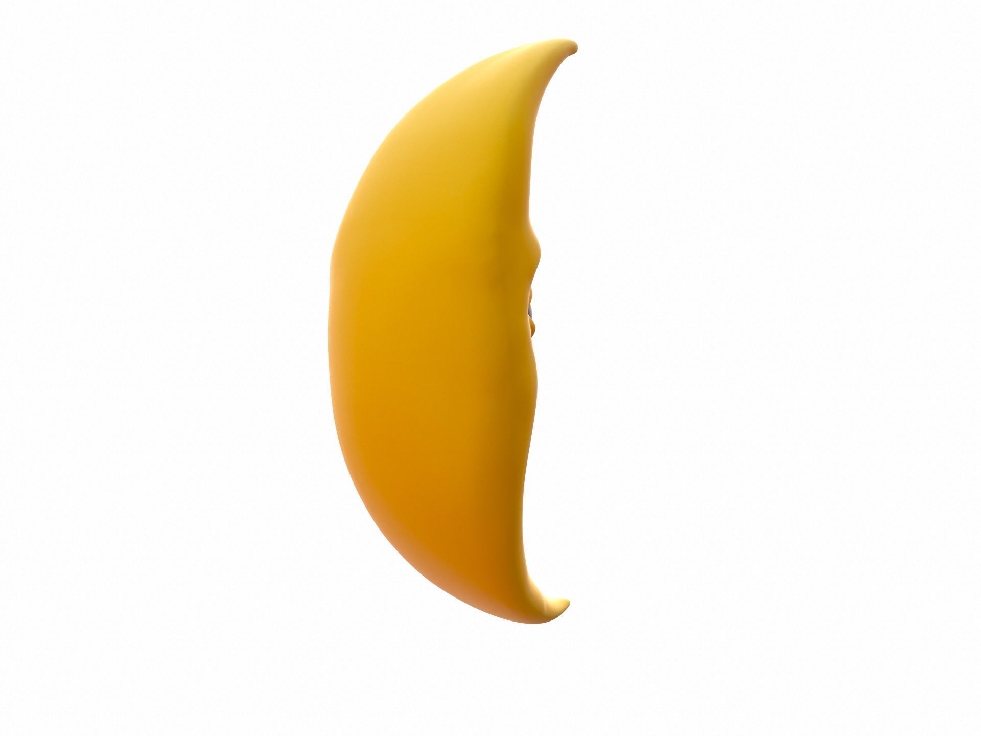 Cartoon Moon 3D model_7