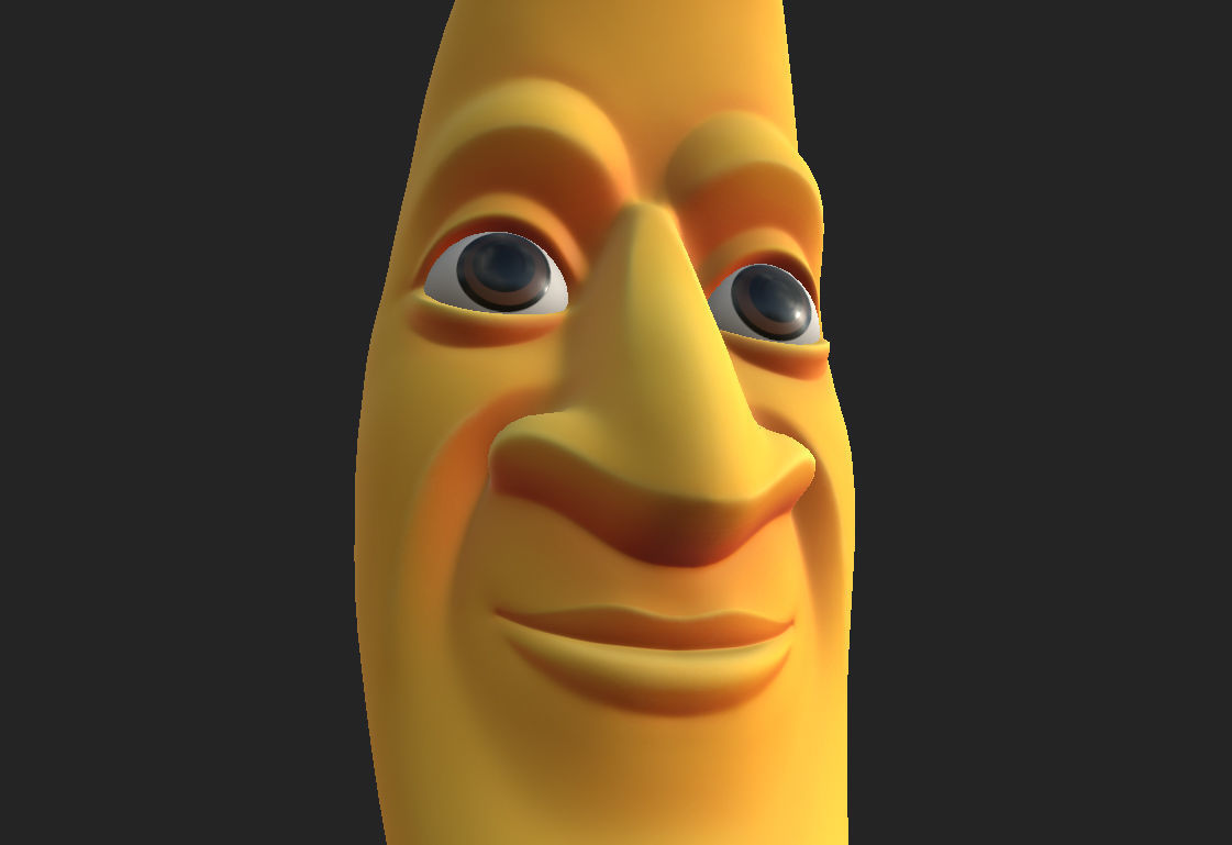 Cartoon Moon 3D model_24