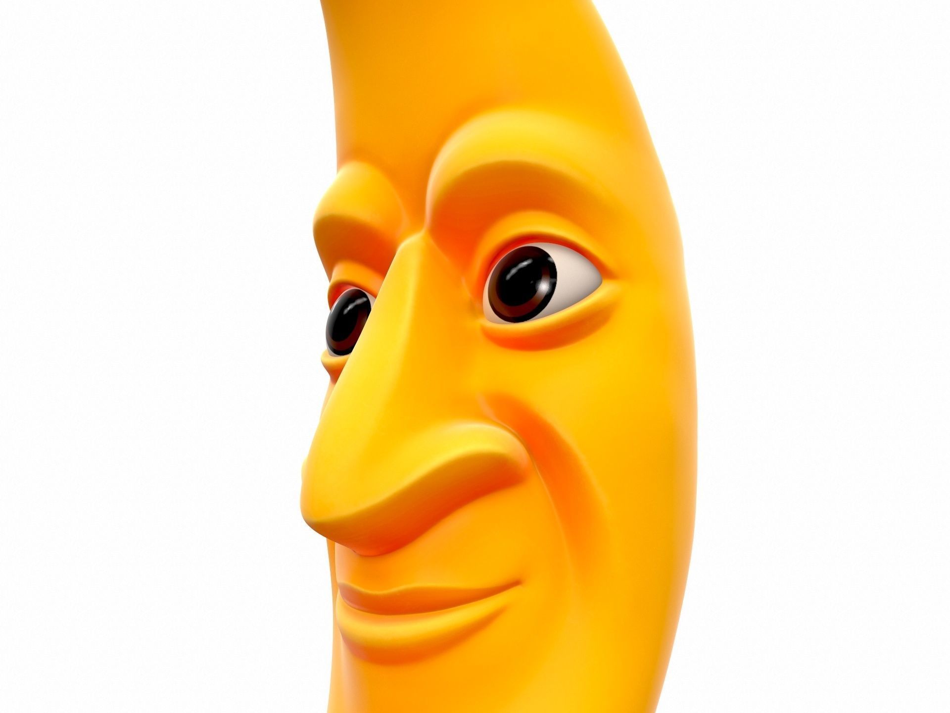 Cartoon Moon 3D model_8