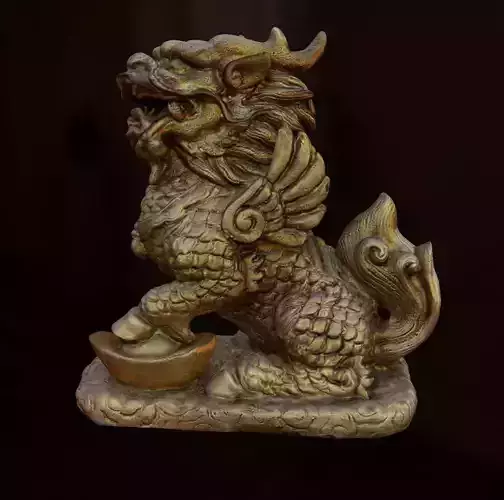 LionDragon statue