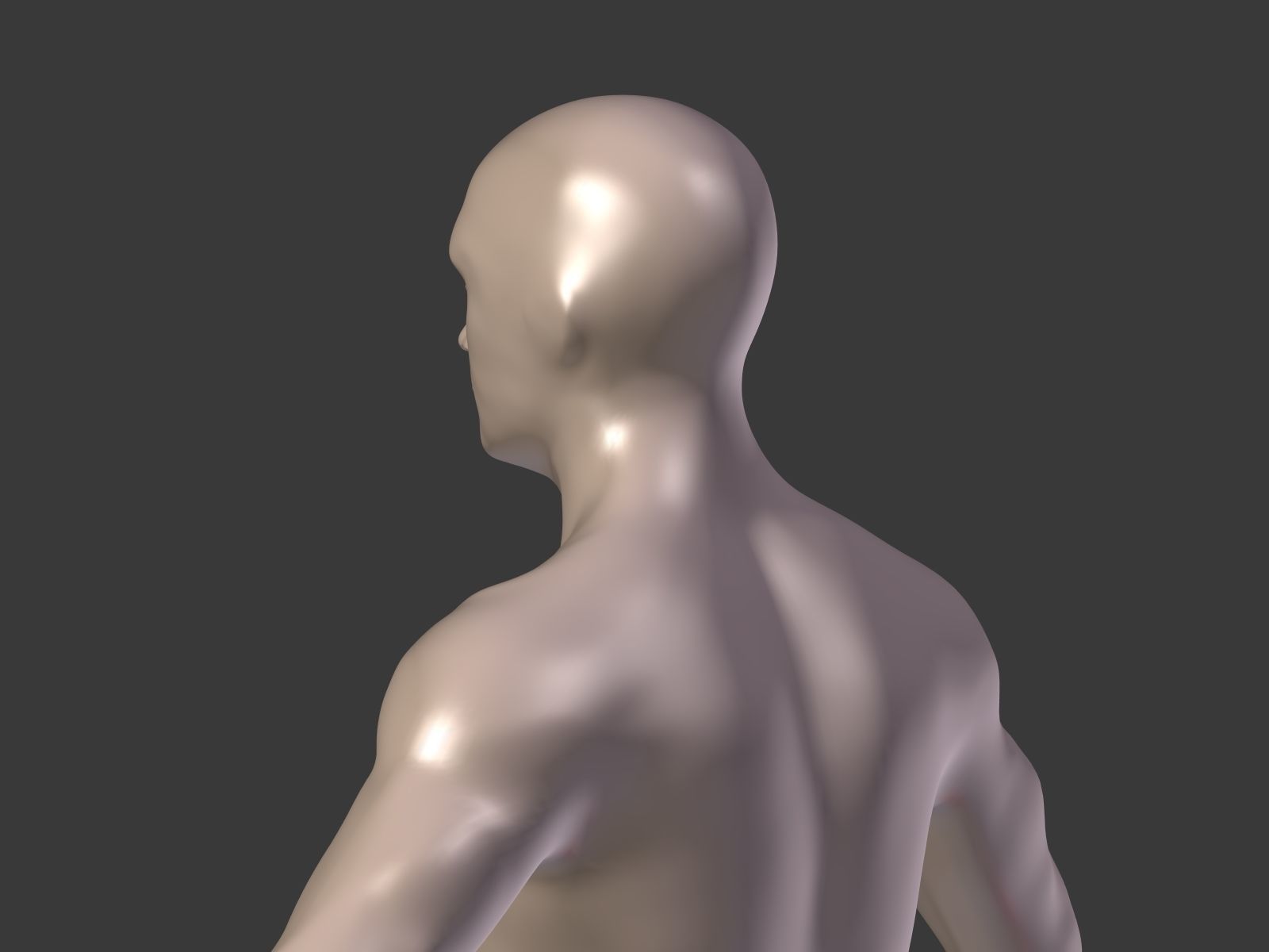 Scuba Diver Low-poly 3D model_25