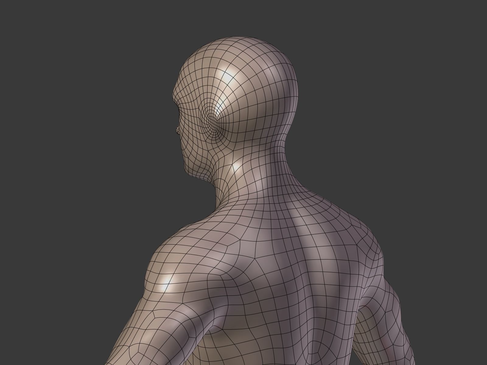 Scuba Diver Low-poly 3D model_26