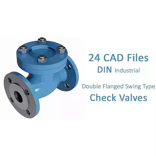 Swing Type Check Valves - DIN Flanged Ends - 