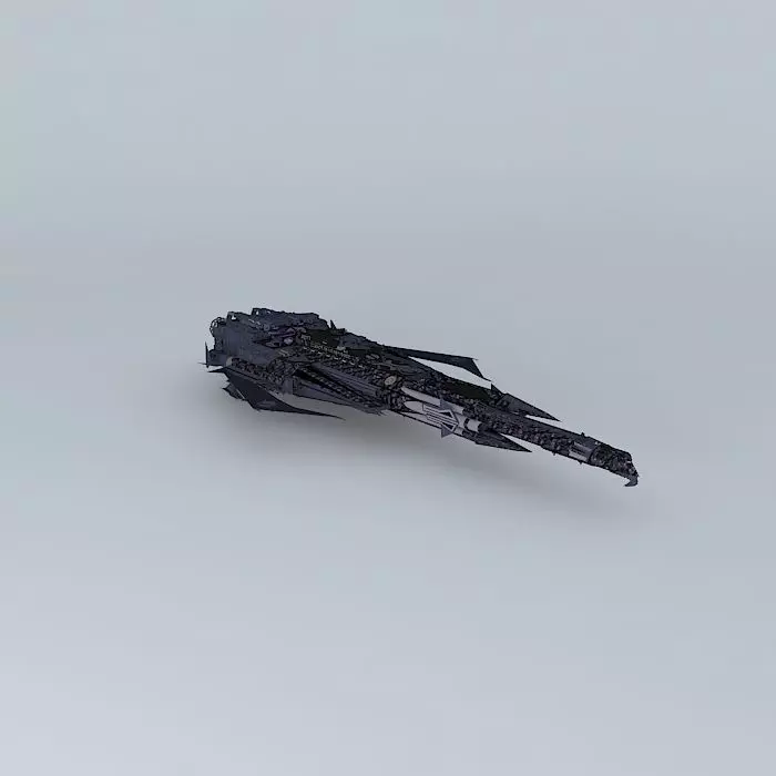 Voordishawdee Heavy Battlecruiser 3D model_0