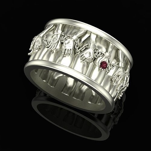 Ring Bound One Chain 3D print model