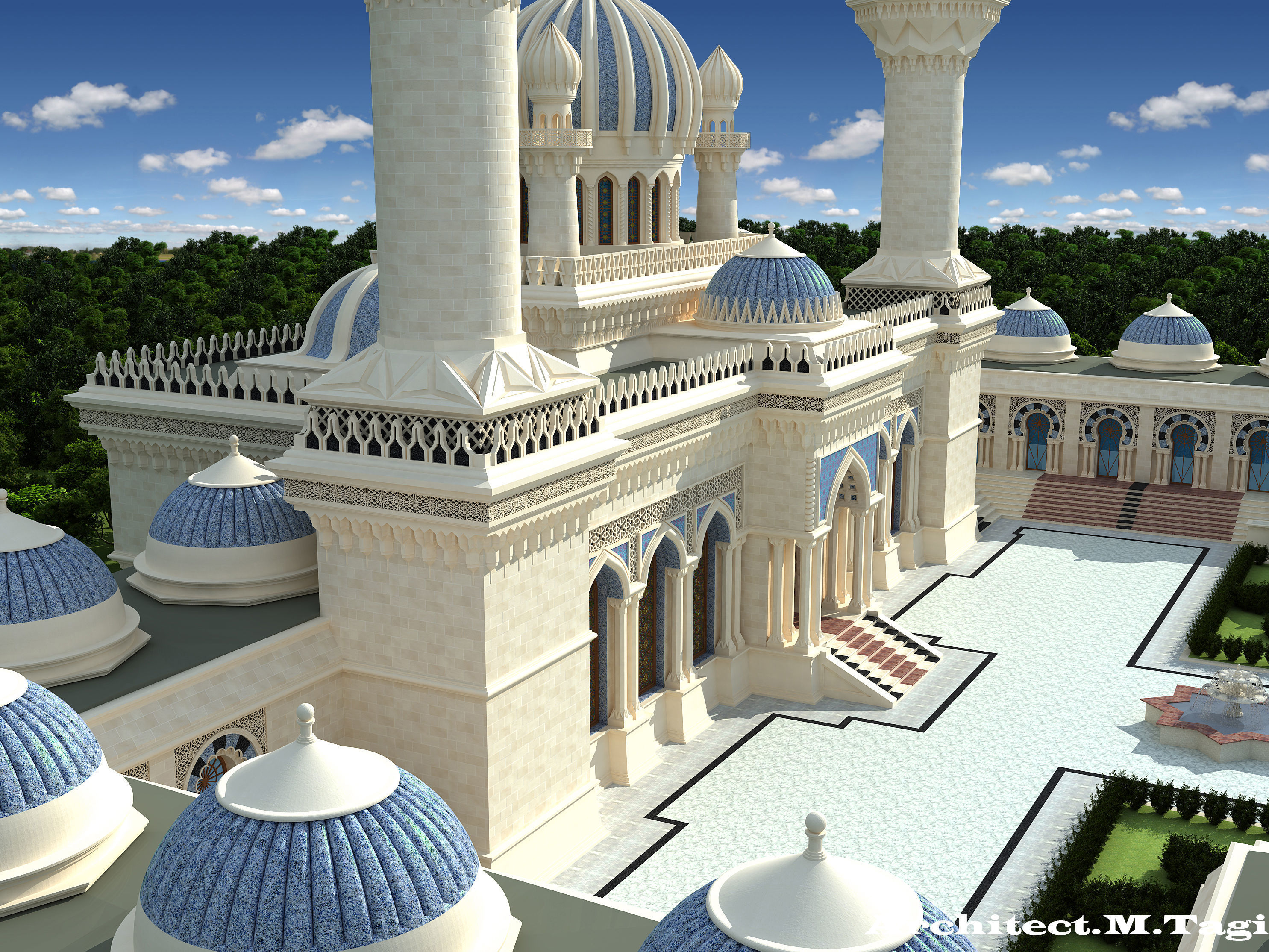 MOSQUE 3D model_12