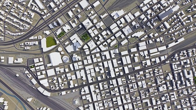 El Paso Low-poly 3D model 5