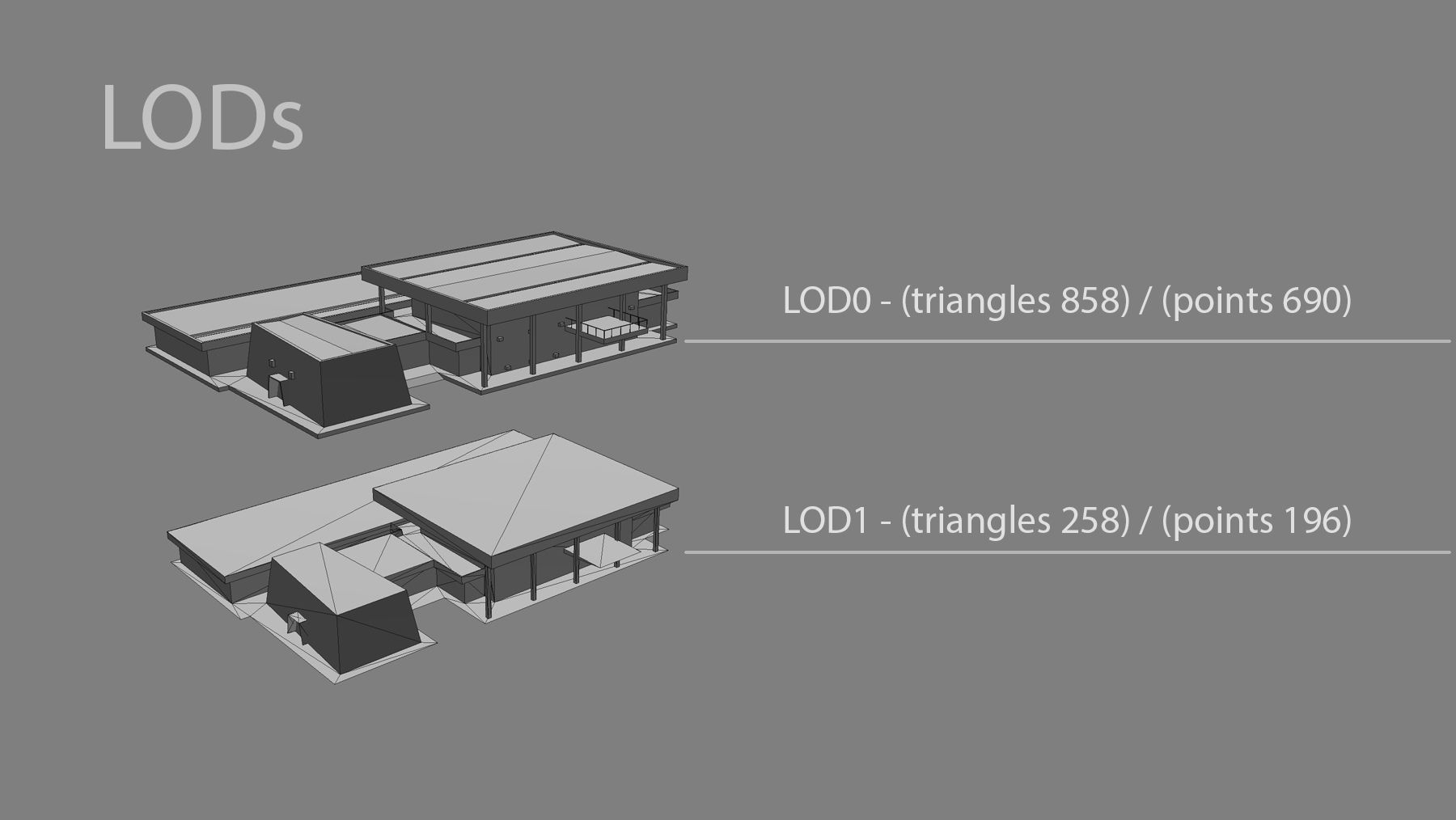 MilitaryBase PortoVelho Headquarters Low-poly 3D model_19