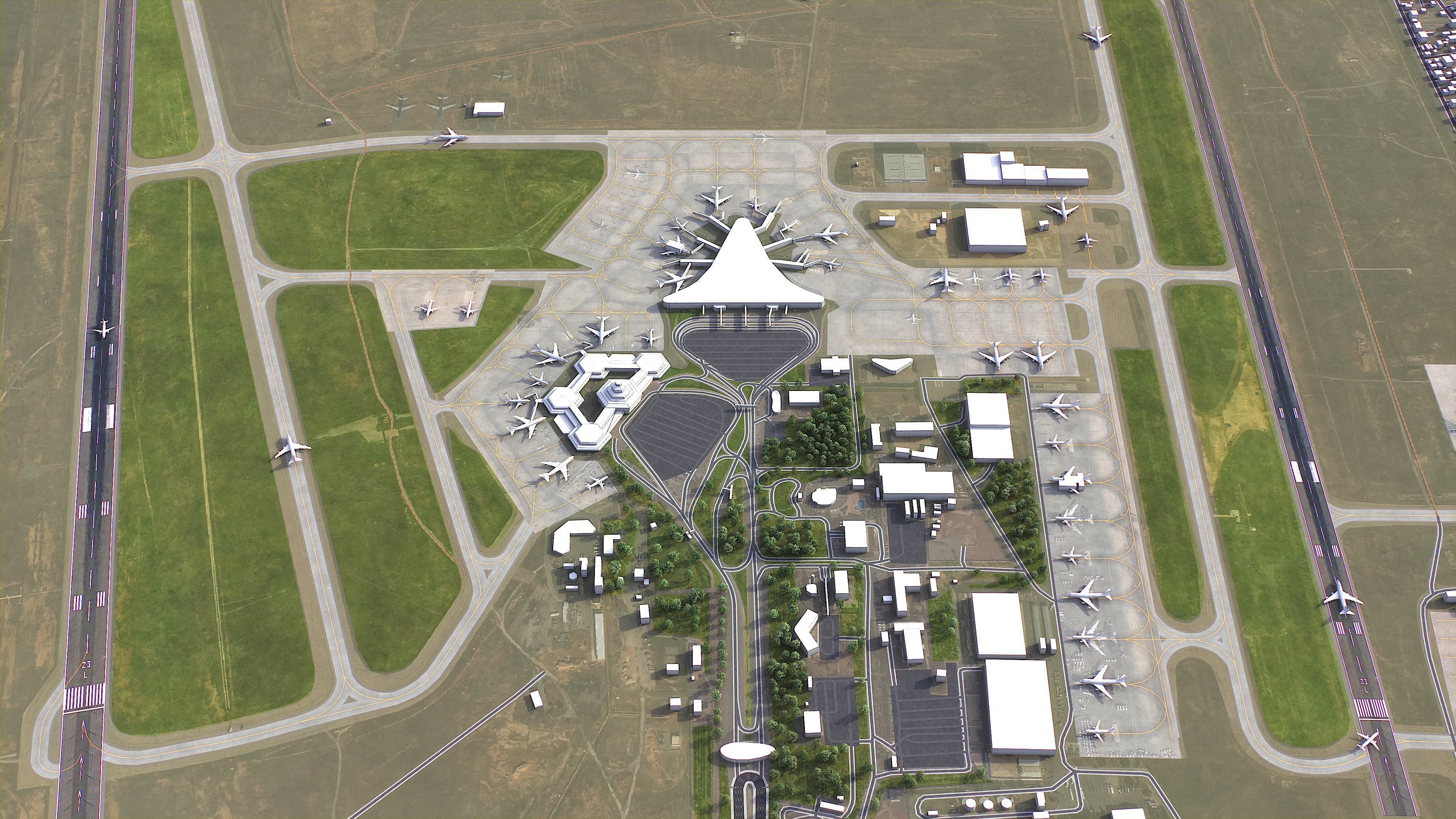 Baku - 3D City Model Low-poly 3D model_13