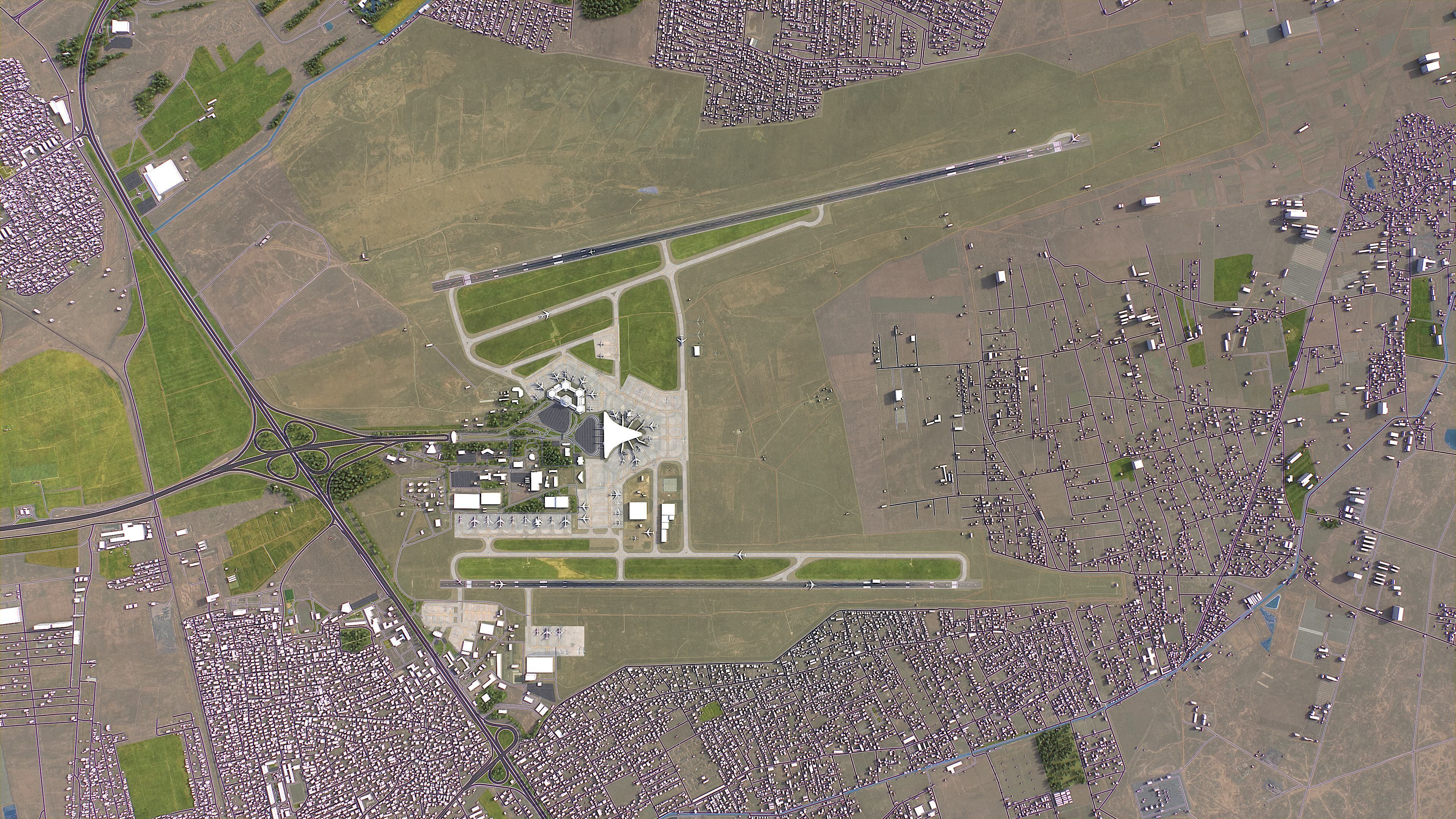 Baku - 3D City Model Low-poly 3D model_18