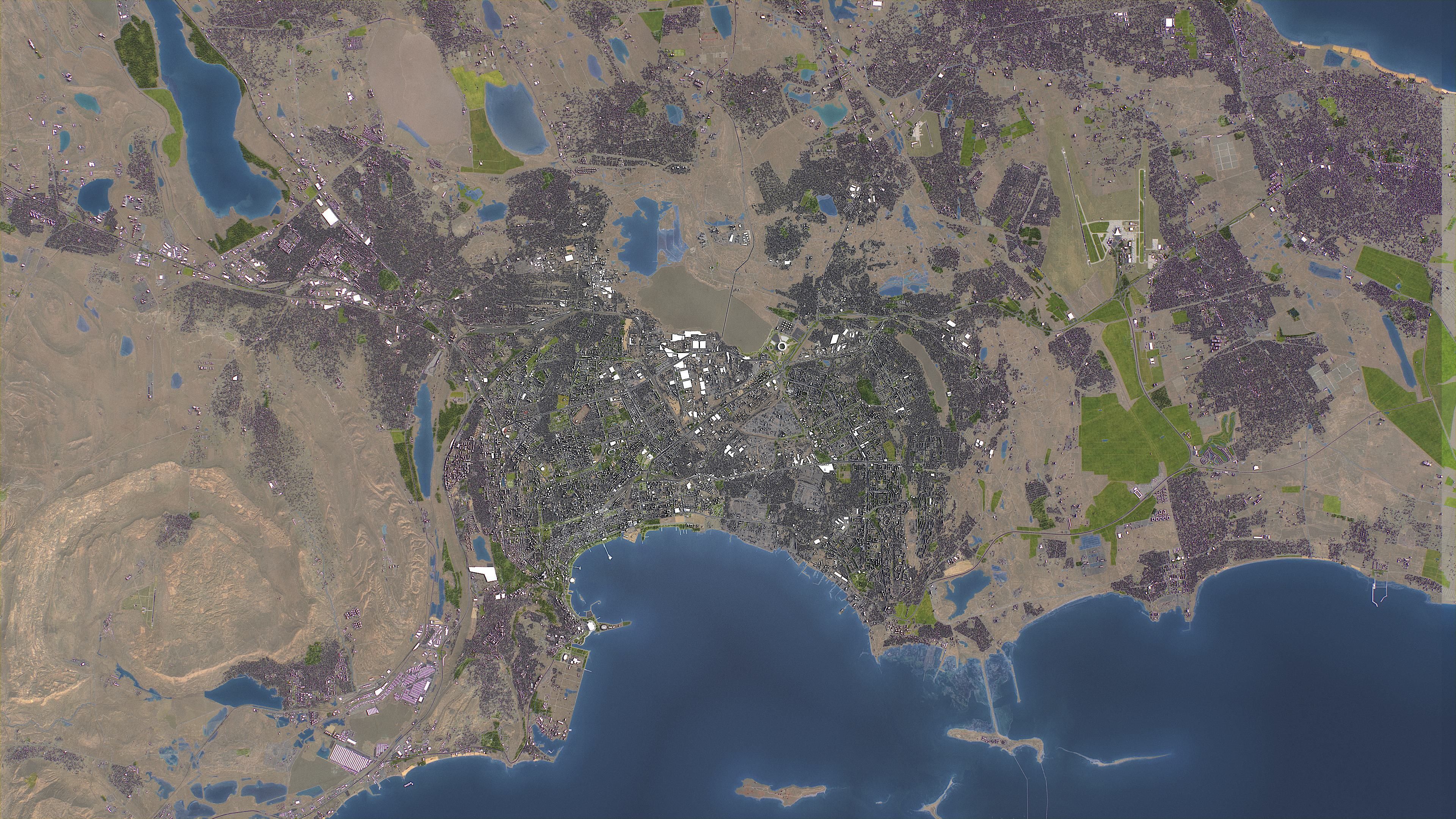 Baku - 3D City Model Low-poly 3D model_12