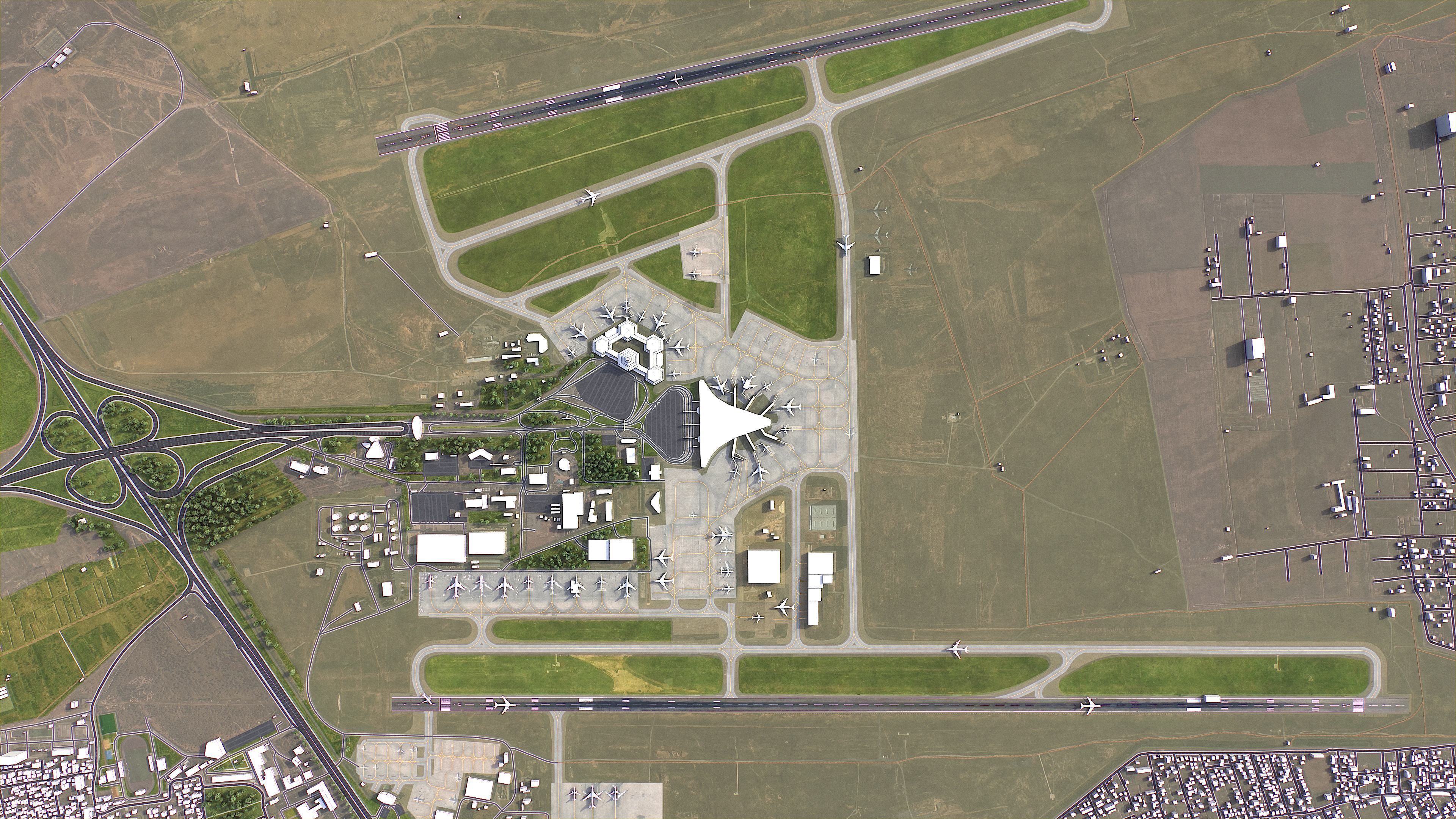 Baku - 3D City Model Low-poly 3D model_17