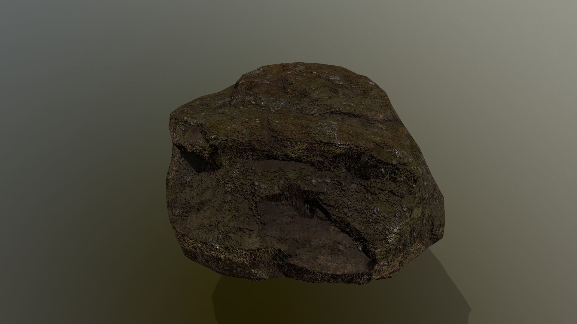 old rock Low-poly 3D model_13