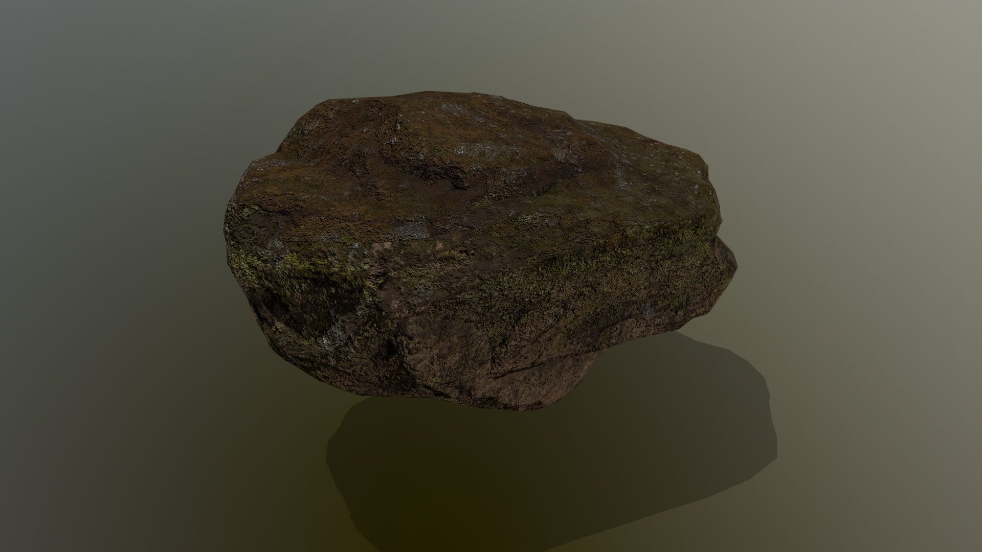 old rock Low-poly 3D model_15