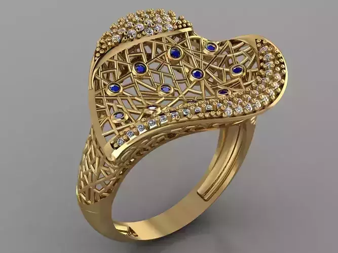 GC GOLD Y1016- Diamond gold  Ring 