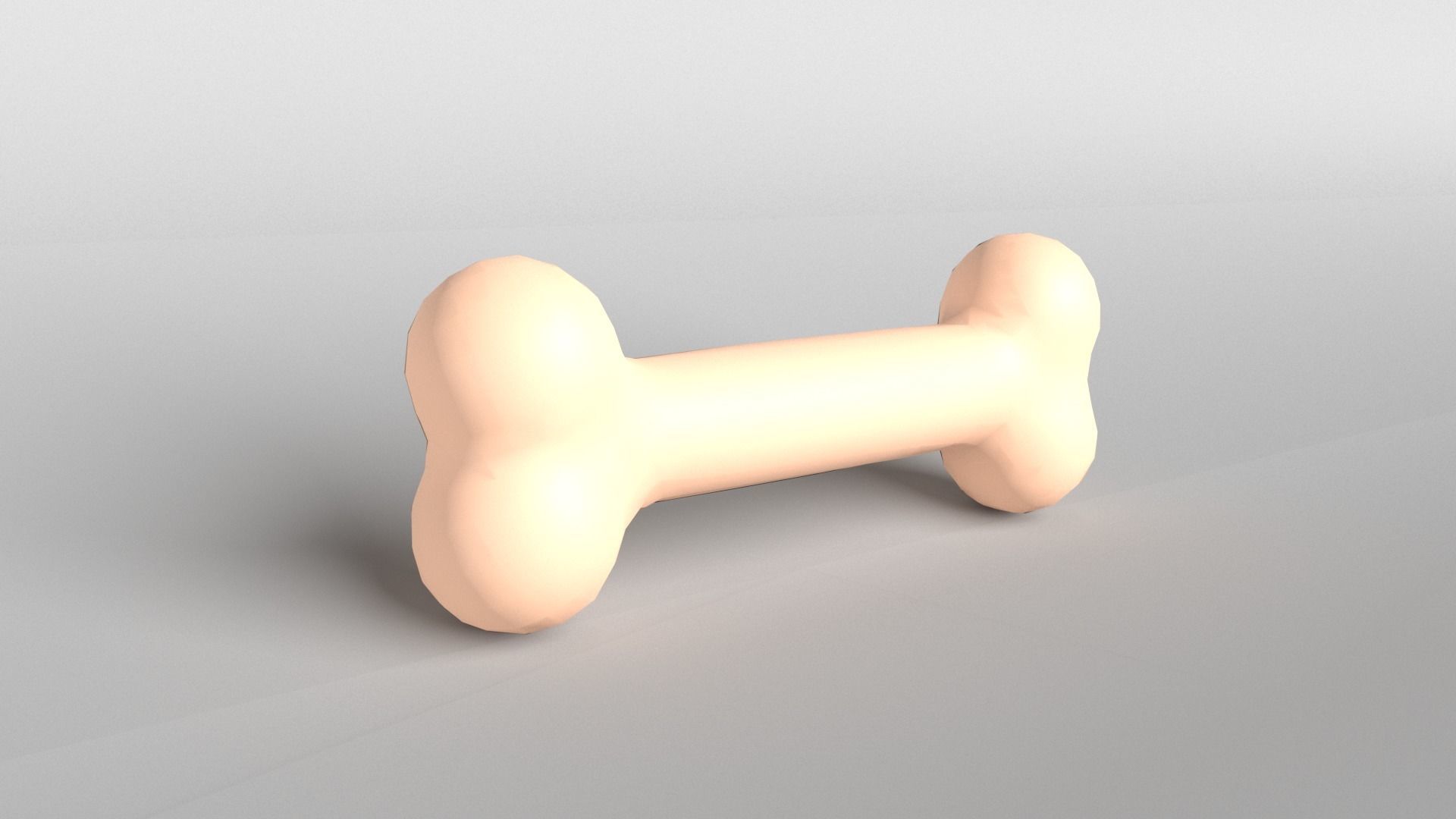 Bone v1 002 Low-poly 3D model_4