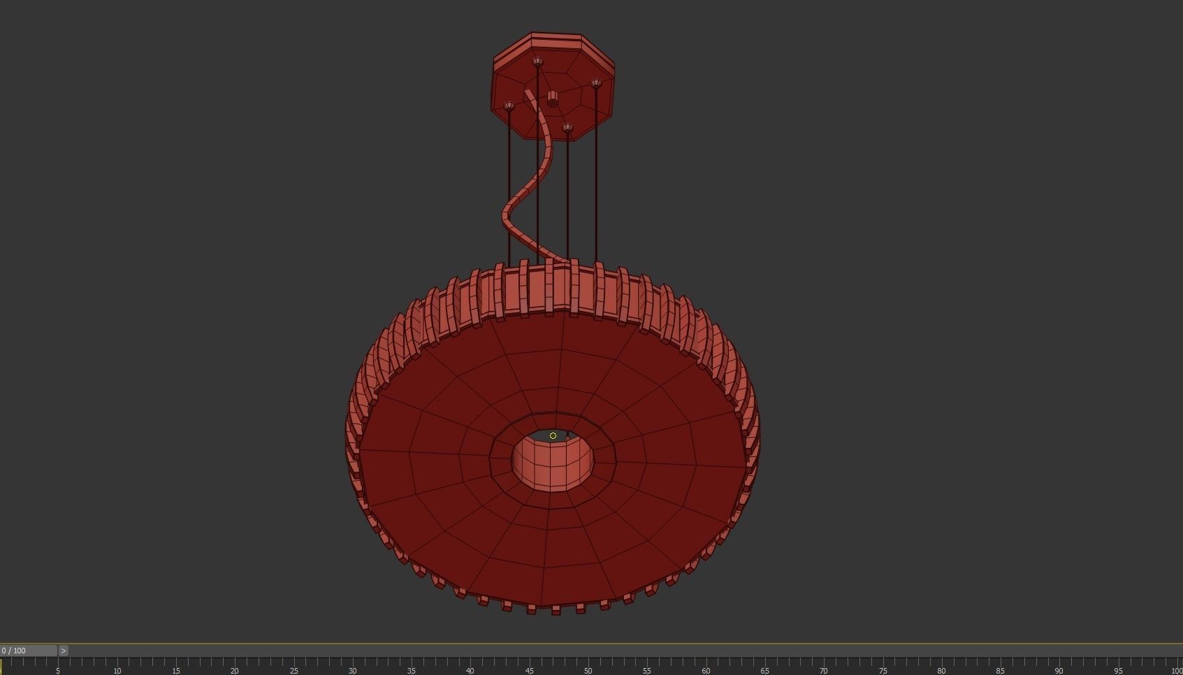 Fora - Odeon Light low poly 3d model Low-poly 3D model_3