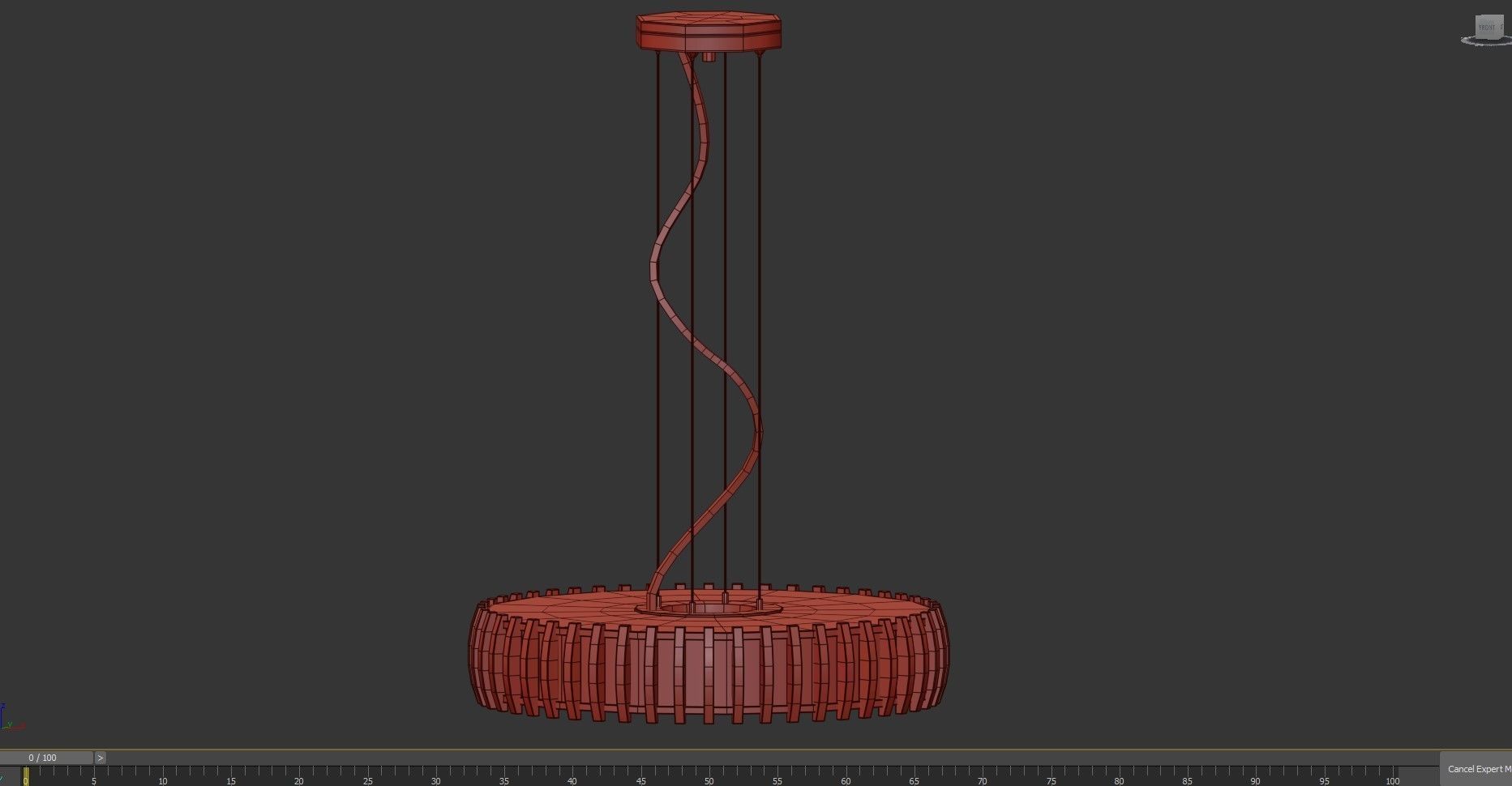 Fora - Odeon Light low poly 3d model Low-poly 3D model_2