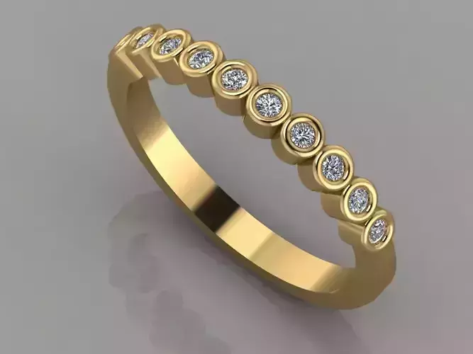 GC GOLD T049- Diamond gold ring