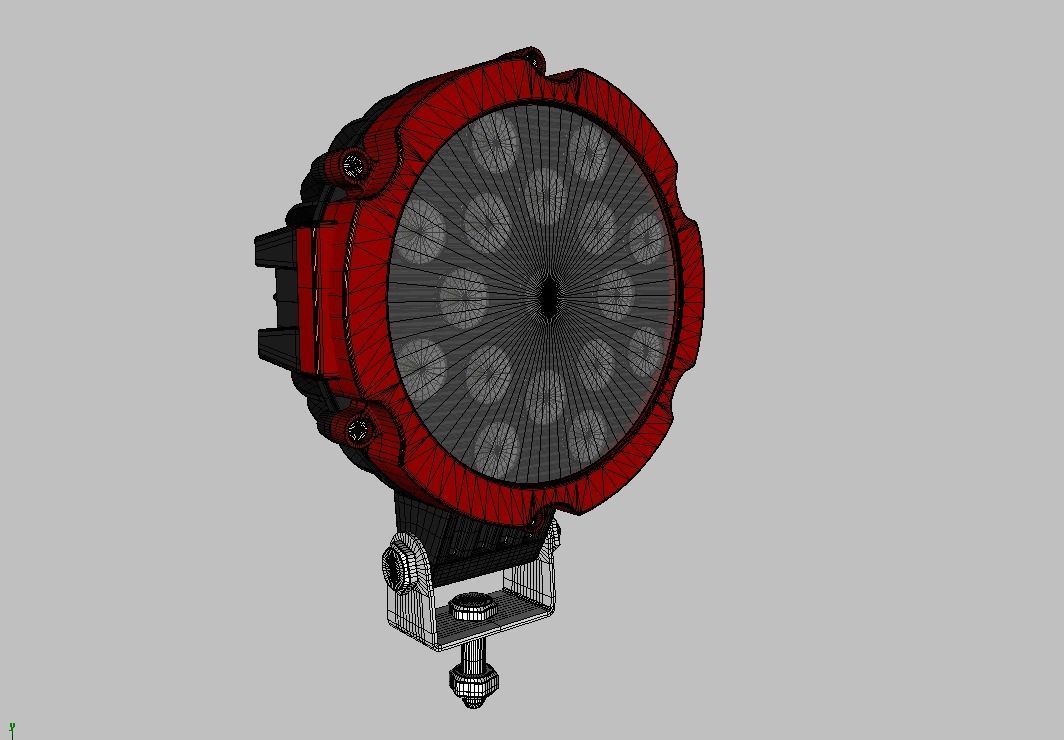 Faro de led 51w tipo ARB  3D model_4