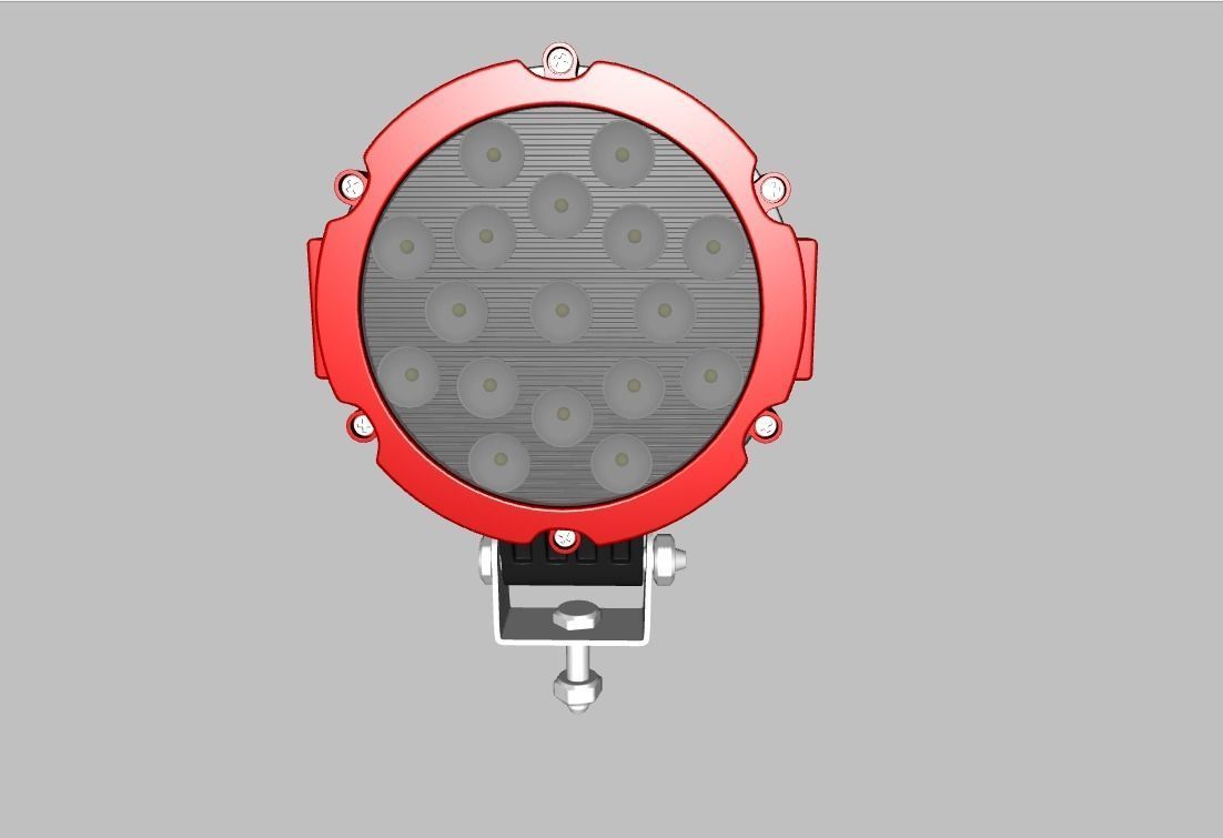 Faro de led 51w tipo ARB  3D model_1