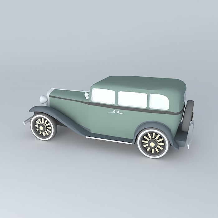 1932 Dodge Model DL Free 3D model_1