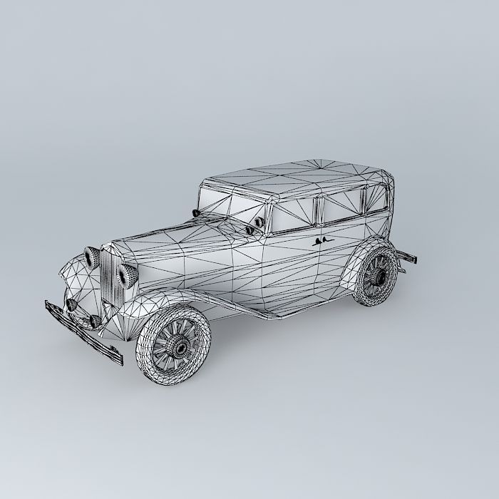 1932 Dodge Model DL Free 3D model_4