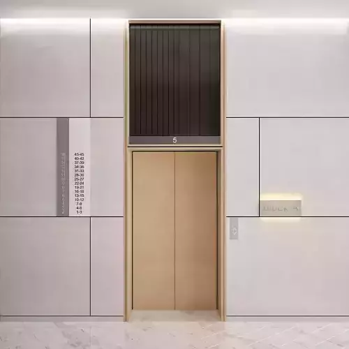 Wall panel elevator
