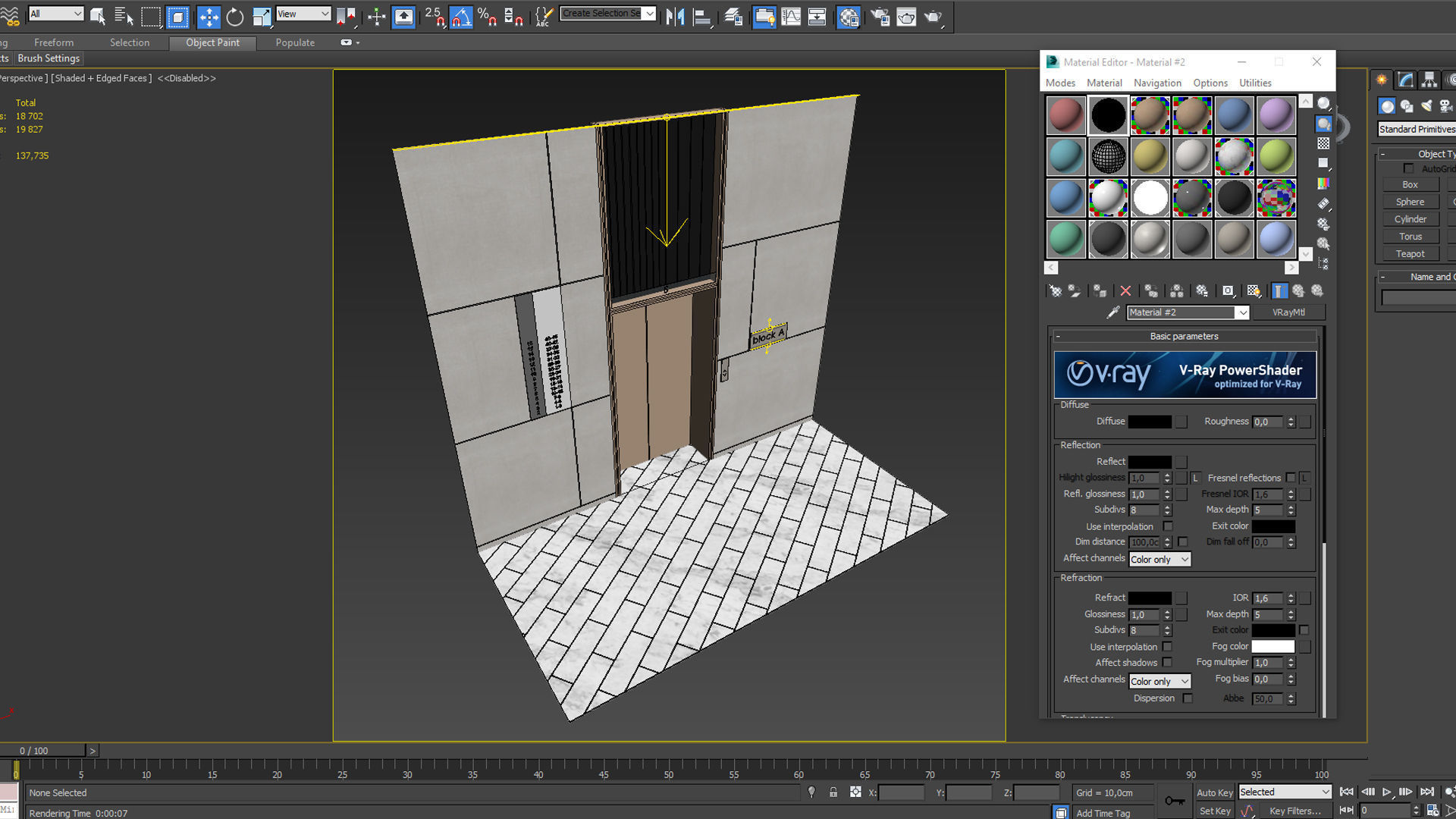 Wall panel elevator 3D model_4