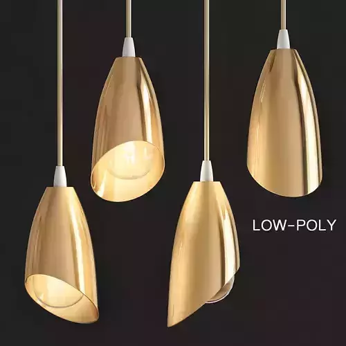Pendant lamp 21-49 by Delightful low poly 3d model
