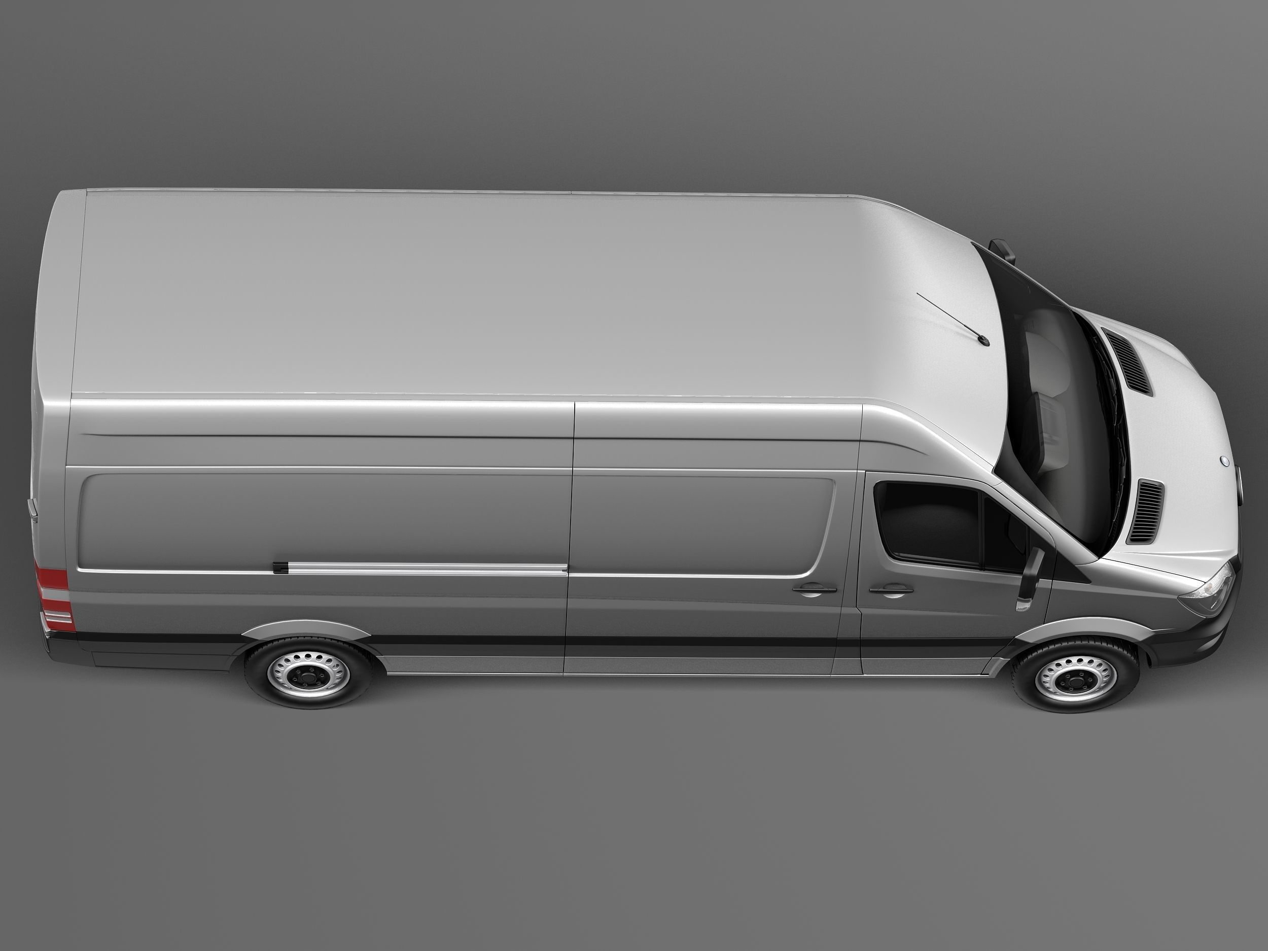 Mercedes-Benz Sprinter long high 2014 3D model_7