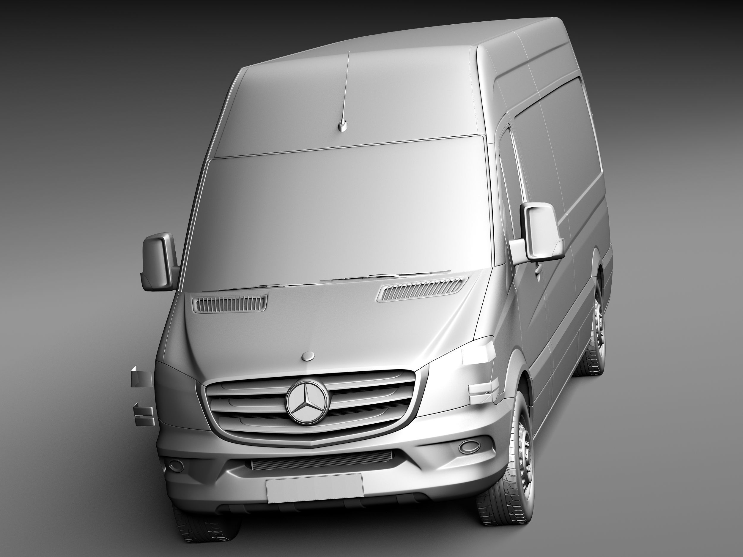 Mercedes-Benz Sprinter long high 2014 3D model_9