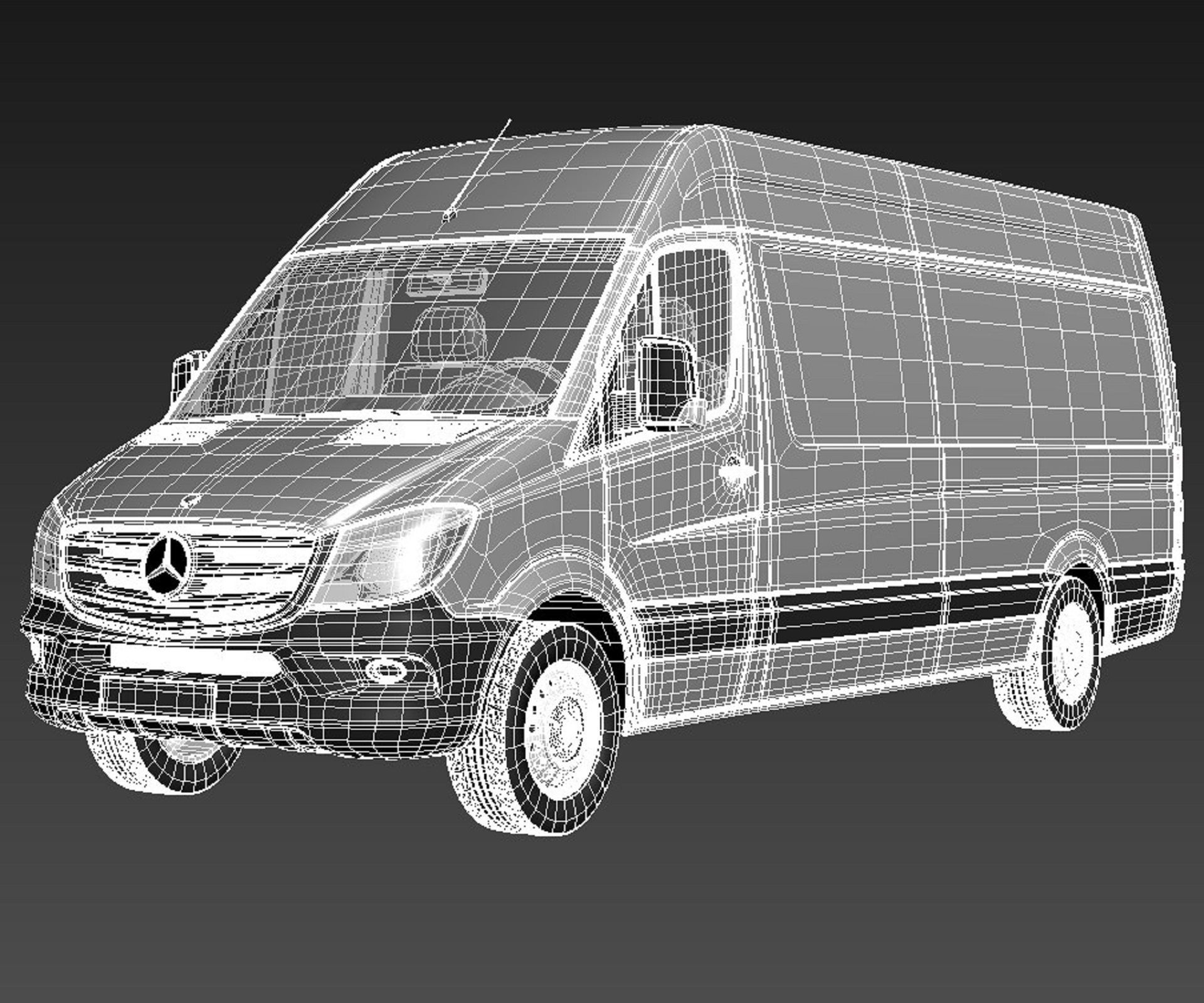 Mercedes-Benz Sprinter long high 2014 3D model_17