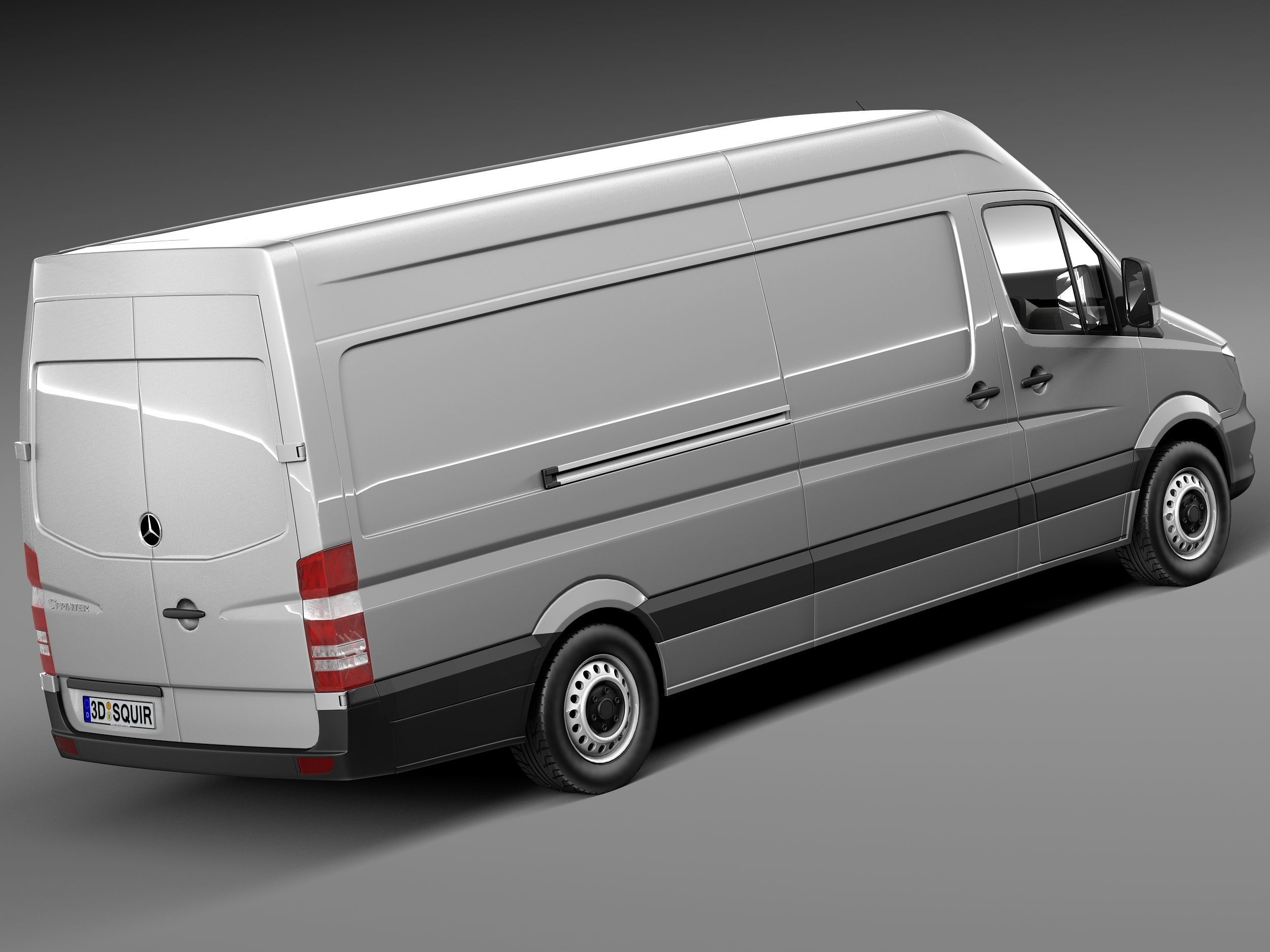 Mercedes-Benz Sprinter long high 2014 3D model_4