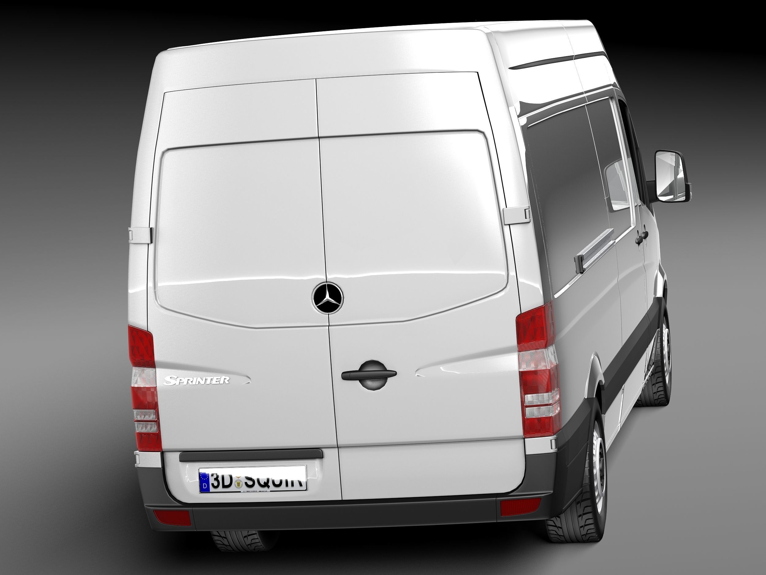 Mercedes-Benz Sprinter long high 2014 3D model_5