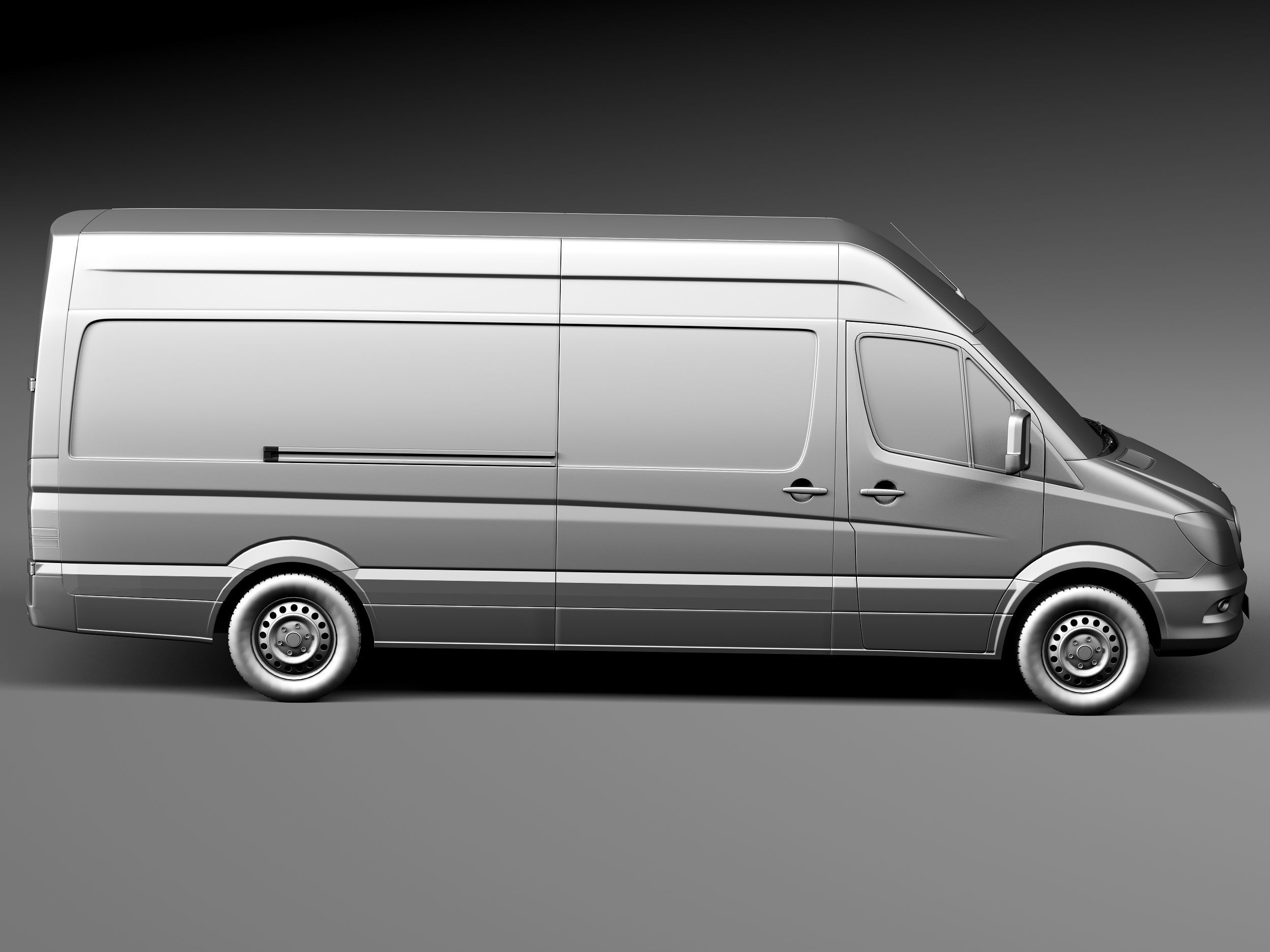 Mercedes-Benz Sprinter long high 2014 3D model_14