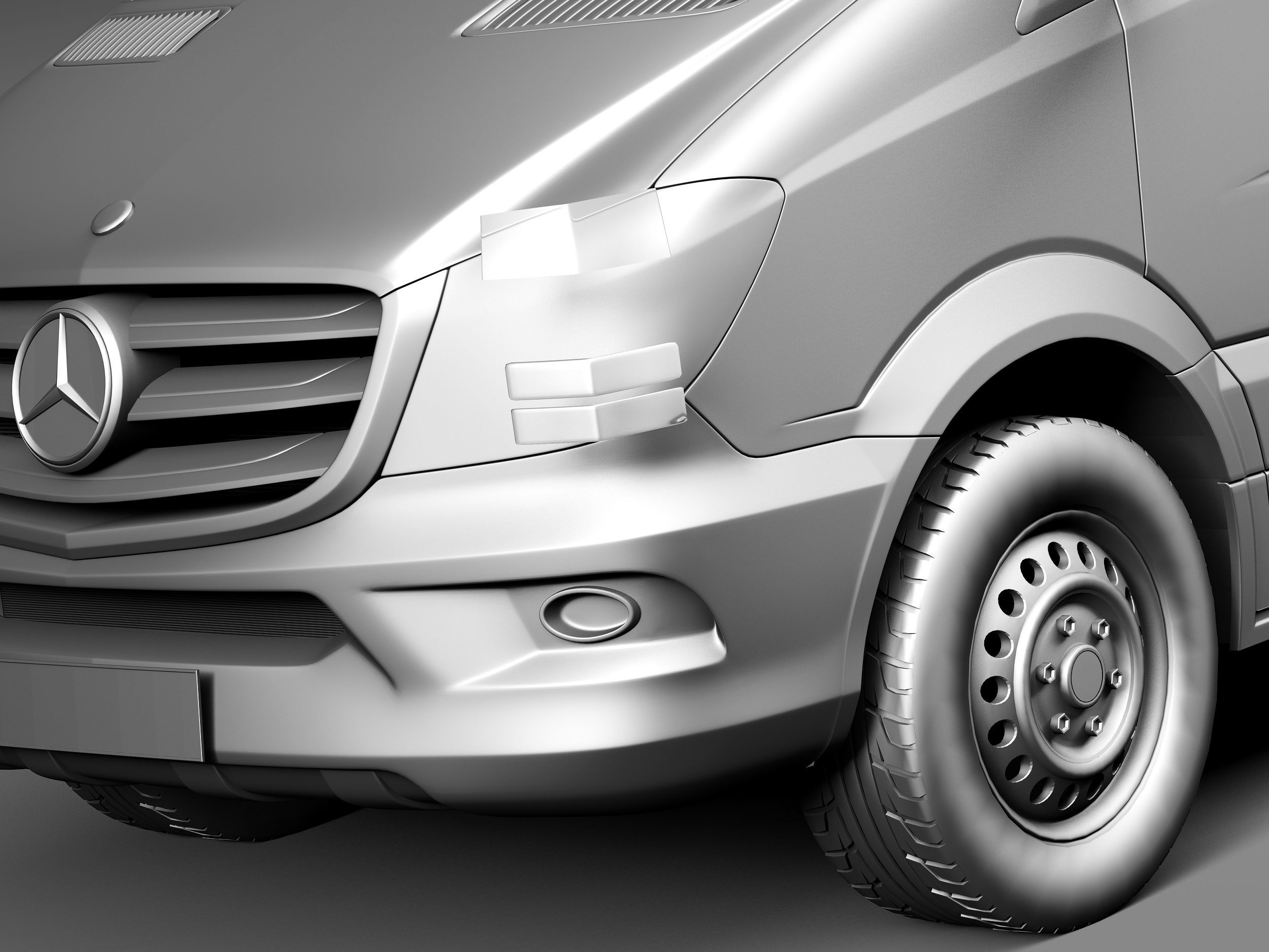 Mercedes-Benz Sprinter long high 2014 3D model_10