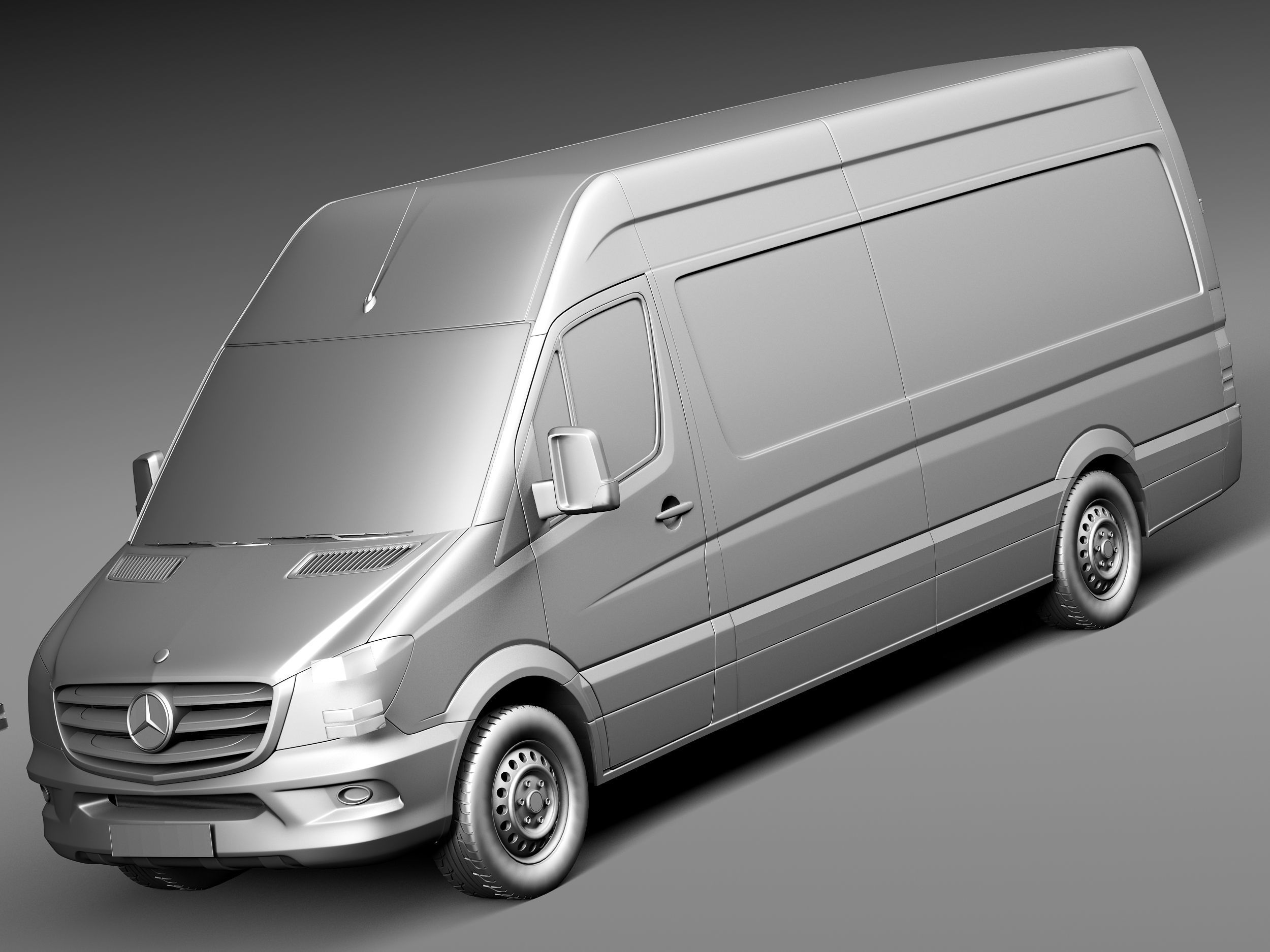 Mercedes-Benz Sprinter long high 2014 3D model_8