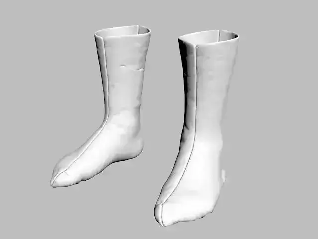 Old Leather Boots work hiking brown boot shoes dirty shoe worn