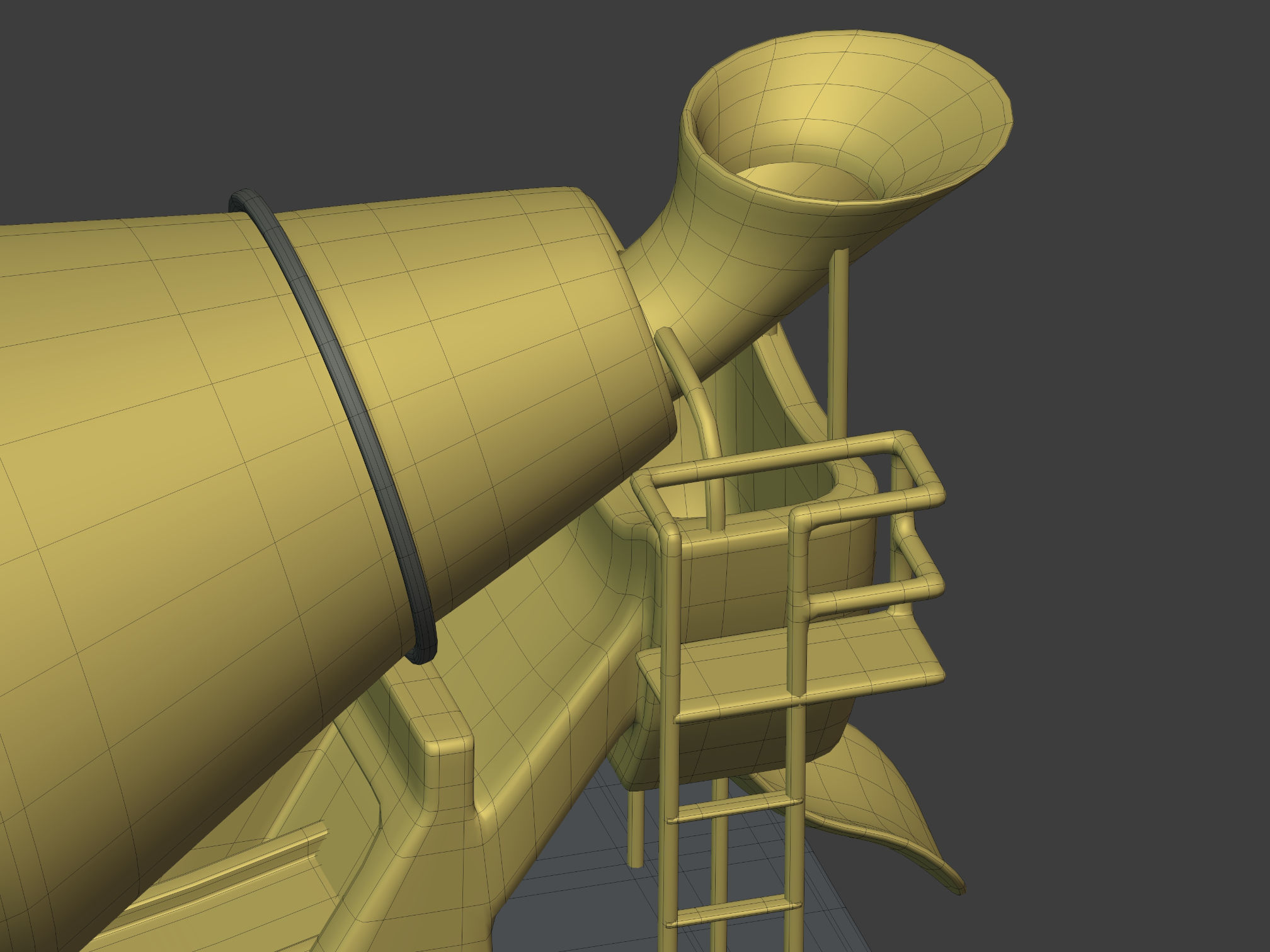 Generic Cement Mixer Truck - Concrete Mixer 3D model_14