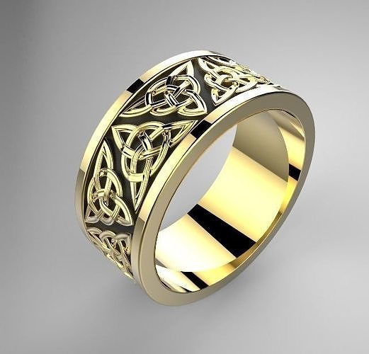 Ring celtic knot 3D print model
