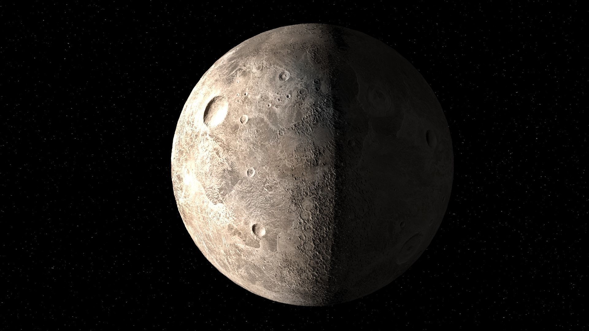 moon 3d model 3D model_2