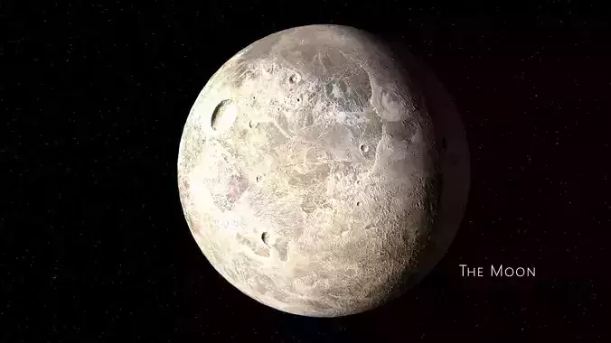 moon 3d model 3D model
