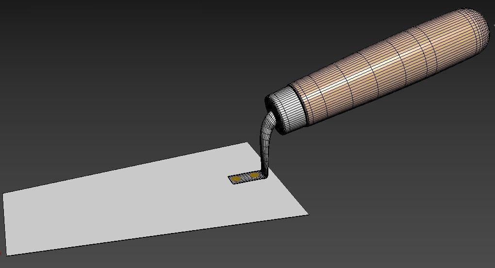 Trowel 3D model_3