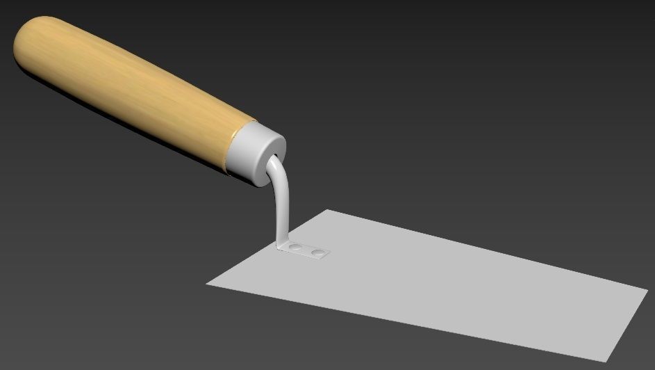 Trowel 3D model_2
