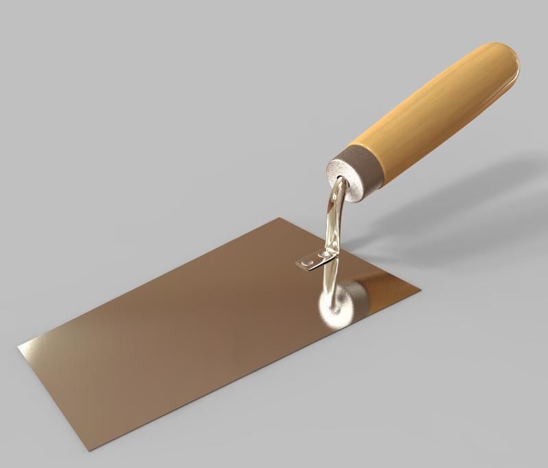 Trowel 3D model_4